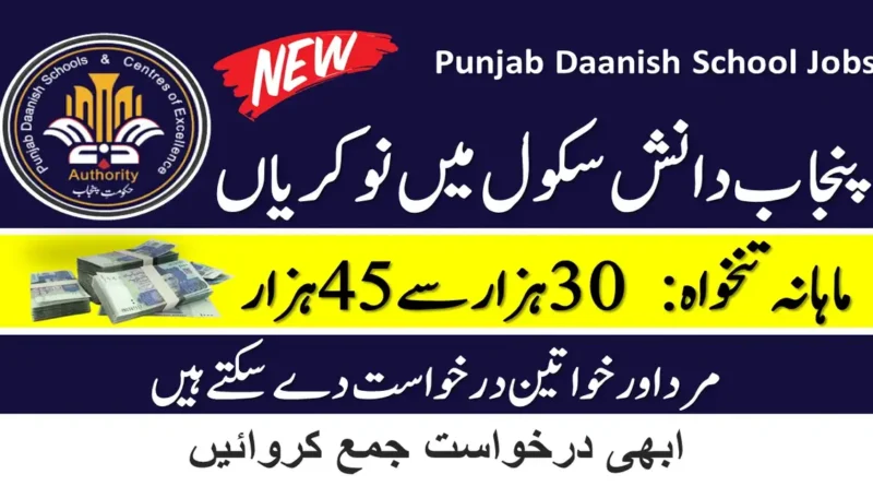 Thumbnail New Punjab Daanish School Jobs 2024